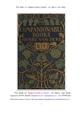 좌우명같은 책 (The Book of Companionable Books, by Henry van Dyke) 표지 이미지