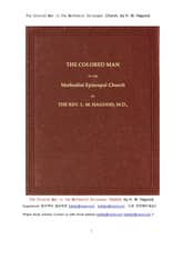 메서디스트 감독 교회에서 흑인 (The Colored Man in the Methodist Episcopal Church, by H. M. Hagood) 표지 이미지