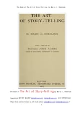 구연 동화의 기술을 위한 책 (The Book of The Art of Story-Telling, by Marie L. Shedlock) 표지 이미지