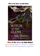 스코틀랜드 계곡의 마녀 (Witch of the Glens, by Sally Watson) 표지 이미지