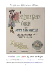 리틀그린고브린 이야기 (The Little Green Goblin, by James Ball Naylor) 표지 이미지