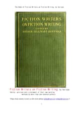 픽션 소설쓰기에서 허구 소설작가들 (The Book of Fiction Writers on Fiction Writing, by Various) 표지 이미지