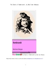 멘페스의 네덜란드화가 렘브란트.The Book of Rembrandt, by Mortimer Menpes 표지 이미지