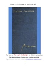 미국연방준비은행의 외환정책.The Book of Foreign Exchange, by Robert Latham Owen 표지 이미지