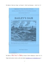 미국남부의 베이레이 땜.The Book of Bailey's Dam, by Steven D. Smith and George J. Castille III 표지 이미지