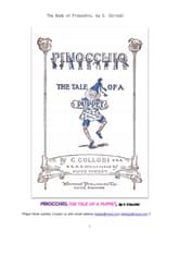 피노키오.The Book of Pinocchio, by C. Collodi 표지 이미지