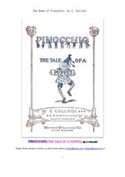 피노키오.The Book of Pinocchio, by C. Collodi