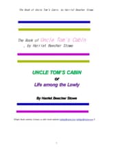 톰아저씨의 오두막집의 책.The Book of Uncle Tom's Cabin, by Harriet Beecher Stowe 표지 이미지
