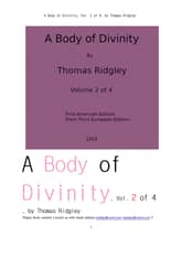 신성 神性의 몸체.제2권.A Body of Divinity, Vol. 2 of 4, by Thomas Ridgley 표지 이미지