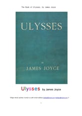 제임스 조이스의 율리시스.The Book of Ulysses, by James Joyce 표지 이미지