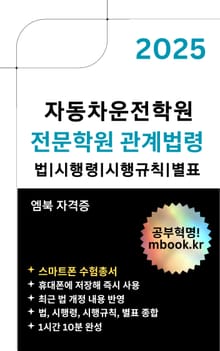 2025 전문학원 관계법령 - 스마트폰용