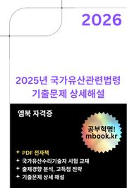 2025년 국가유산관련법령 기출문제 상세해설