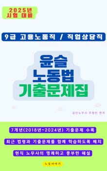 윤슬 노동법 기출문제집 (2025년 국가공무원 9급 고용노동직∙직업상담직 시험 대비)