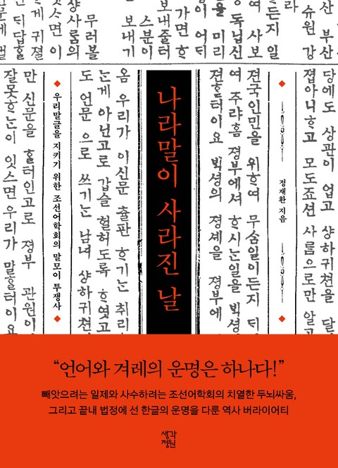 나라말이 사라진 날 표지 이미지