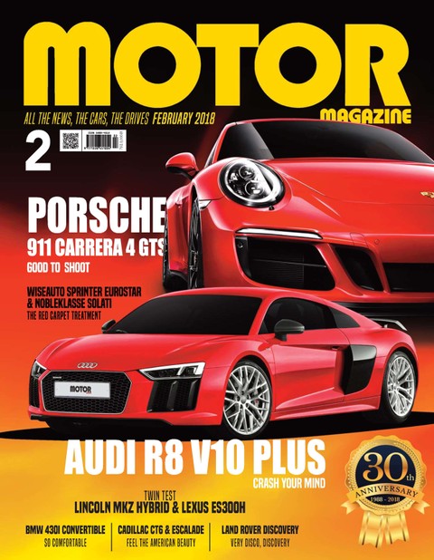 MOTOR MAGAZINE 2018년 2월호 (월간) 표지 이미지