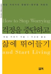 걱정을 중단하고 삶에 뛰어들기 표지 이미지