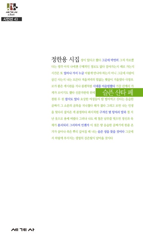 슬픈 산타 페 표지 이미지