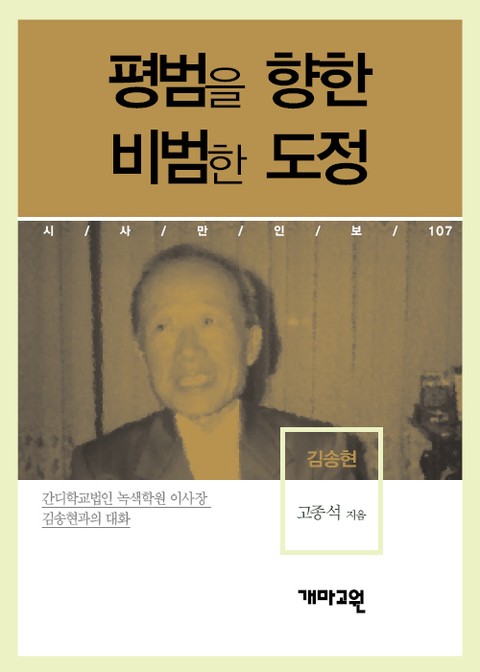 김송현 - 평범을 향한 비범한 도정 표지 이미지
