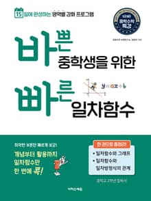 바쁜 중학생을 위한 빠른 일차함수 : 15일에 완성하는 영역별 강화 프로그램