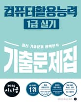 2025 시나공 컴퓨터활용능력 1급 실기 기출문제집 (ver.2021) 표지 이미지