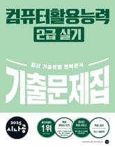 2025 시나공 컴퓨터활용능력 2급 실기 기출문제집 (ver.2021) 표지 이미지