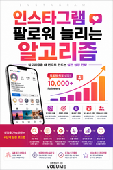 인스타그램 팔로워 늘리는 알고리즘 : 알고리즘을 내 편으로 만드는 실전 성장 전략 표지 이미지
