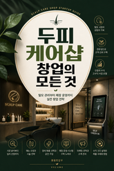 두피 케어샵 창업의 모든 것 : 탈모 관리부터 매장 운영까지 실전 창업 전략 표지 이미지