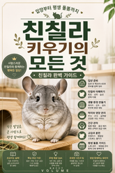 친칠라 키우기의 모든 것 : 입양부터 평생 돌봄까지 친칠라 완벽 가이드 표지 이미지