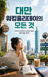 대만 워킹홀리데이의 모든 것 : 비자부터 취업까지 한 권으로 끝내는 대만 워홀 가이드 표지 이미지