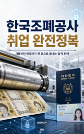 한국조폐공사 취업 완전정복 : 채용부터 면접까지 한 권으로 끝내는 합격 전략 표지 이미지