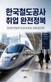 한국철도공사 취업 완전정복 : NCS부터 면접까지 한 권으로 끝내는 코레일 합격 전략 표지 이미지