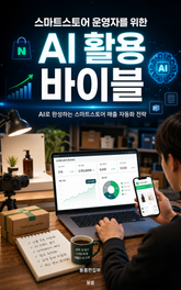 스마트스토어 운영자를 위한 AI 활용 바이블 : AI로 완성하는 스마트스토어 매출 자동화 전략 표지 이미지