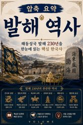 압축 요약 발해 역사 : 해동성국 발해 230년을 한눈에 읽는 핵심 한국사 표지 이미지