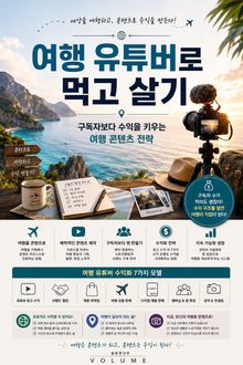 여행 유튜버로 먹고 살기 : 구독자보다 수익을 키우는 여행 콘텐츠 전략