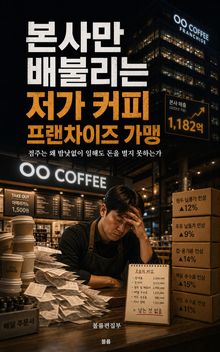 본사만 배불리는 저가 커피 프랜차이즈 가맹 : 점주는 왜 밤낮없이 일해도 돈을 벌지 못하는가
