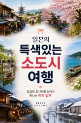 일본의 특색있는 소도시 여행 : 도쿄와 오사카를 벗어나 만나는 진짜 일본 표지 이미지