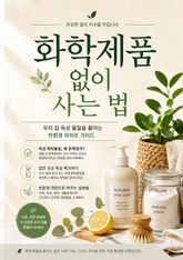 화학제품 없이 사는 법 : 우리 집 독성 물질을 줄이는 친환경 라이프 가이드 표지 이미지