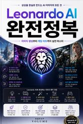 Leonardo AI 완전정복 : 이미지 생성부터 게임 아트까지 실전 마스터 표지 이미지