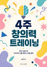 4주 창의력 트레이닝 : 하루 30분으로 아이디어 뇌를 깨우는 28일 훈련 표지 이미지