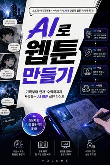 AI로 웹툰 만들기 : 기획부터 연재·수익화까지 완성하는 AI 웹툰 실전 가이드