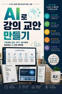 AI로 강의 교안 만들기 : 기획부터 교안·PPT·평가까지 완성하는 AI 강의 제작법