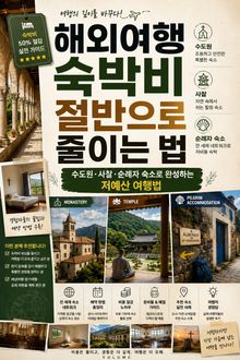 해외여행 숙박비 절반으로 줄이는 법 : 수도원·사찰·순례자 숙소로 완성하는 저예산 여행법