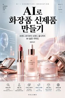 AI로 화장품 신제품 만들기 : 트렌드 분석부터 브랜드 출시까지 AI 실전 가이드