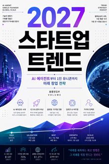2027 스타트업 트렌드 : AI 에이전트부터 1인 유니콘까지 미래 창업 전략