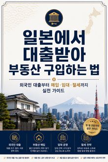 일본에서 대출받아 부동산 구입하는 법 : 외국인 대출부터 매입·임대·절세까지 실전 가이드