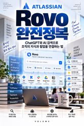 Atlassian Rovo 완전정복 : ChatGPT와 AI 검색으로 조직의 지식과 협업을 연결하는 법 표지 이미지