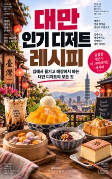 대만 인기 디저트 레시피 : 집에서 즐기고 매장에서 파는 대만 디저트의 모든 것