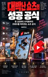 대박난 쇼츠의 성공 공식 : 첫 3초부터 수익화까지 조회수를 터뜨리는 쇼츠 공식 표지 이미지