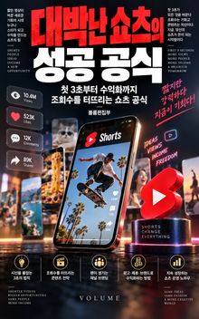 대박난 쇼츠의 성공 공식 : 첫 3초부터 수익화까지 조회수를 터뜨리는 쇼츠 공식