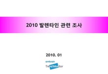2010 발렌타인 관련 조사